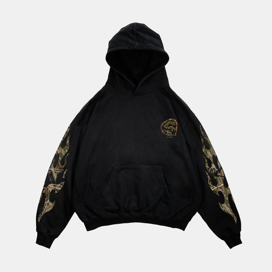 00 - Hoodie REALTREE acid wash Boxyfit