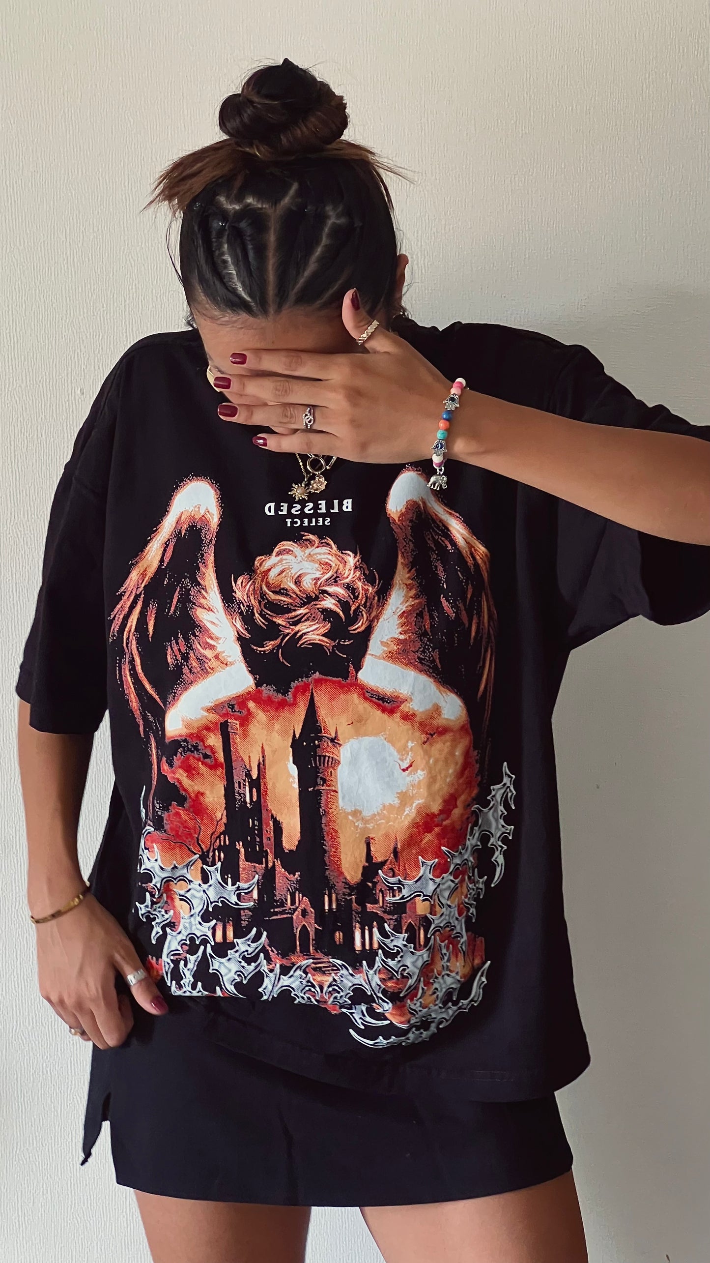 001 - Camiseta Blessed Boxyfit