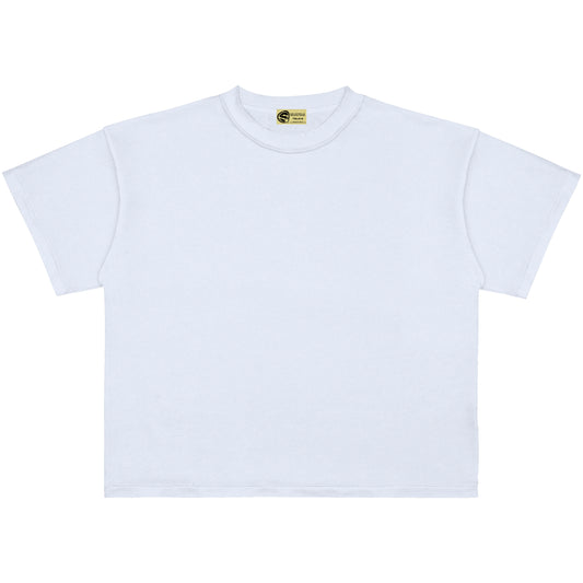 00 - CAMISETA BOXYFIT BLANCA