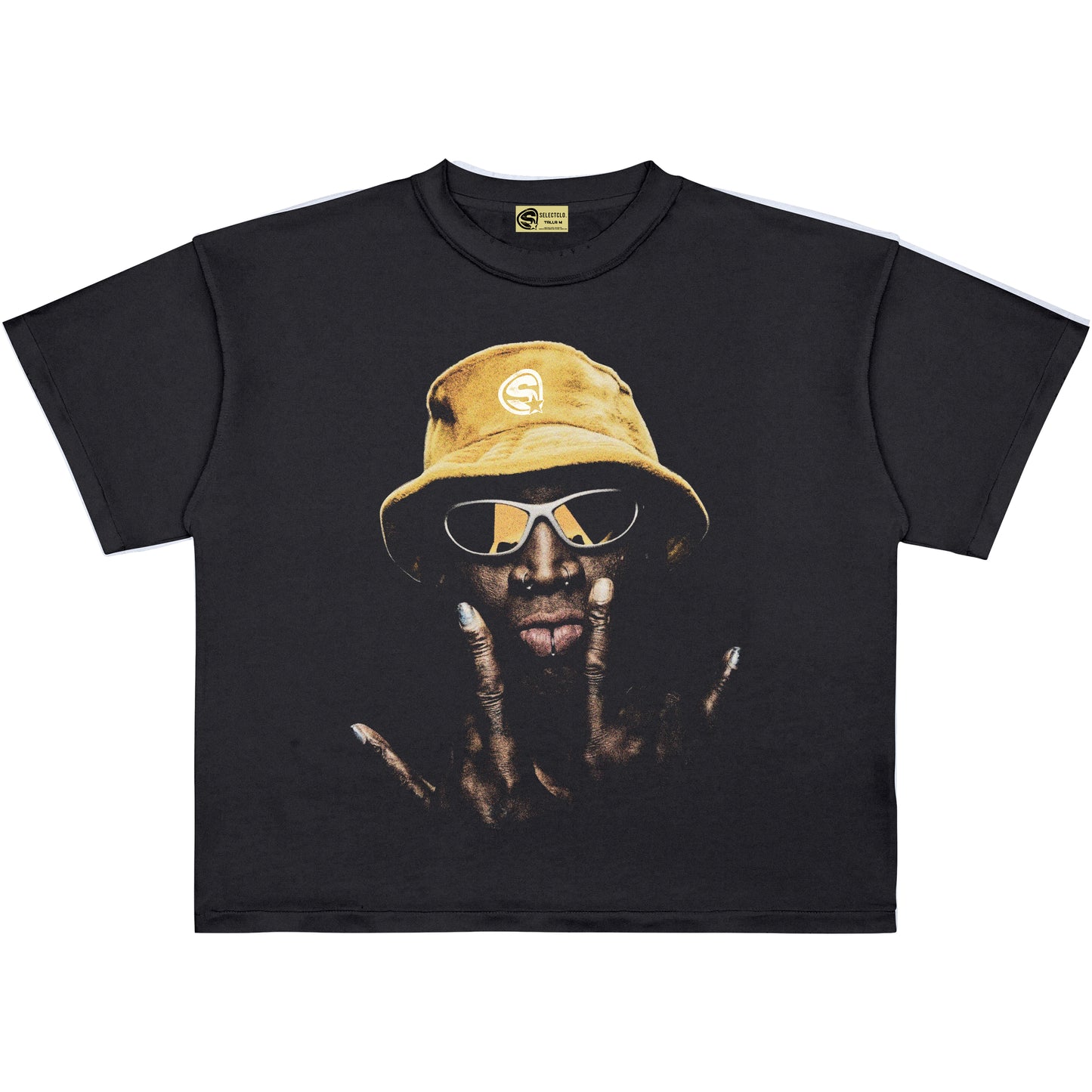 00 - CAMISETA BOXYFIT RODMAN (GRIS PIZARRA)