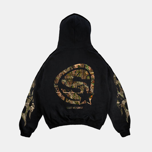 00 - Hoodie REALTREE acid wash Boxyfit