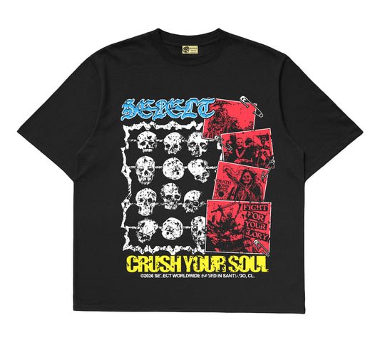 001 - Camiseta Crush your soul Boxyfit