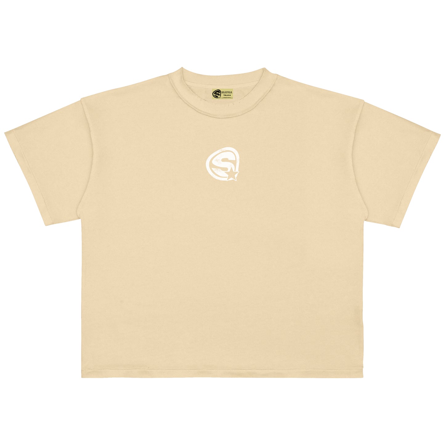 001 - CAMISETA BOXYFIT BIG LOGO crudo