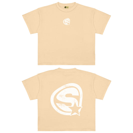 001 - CAMISETA BOXYFIT BIG LOGO crudo