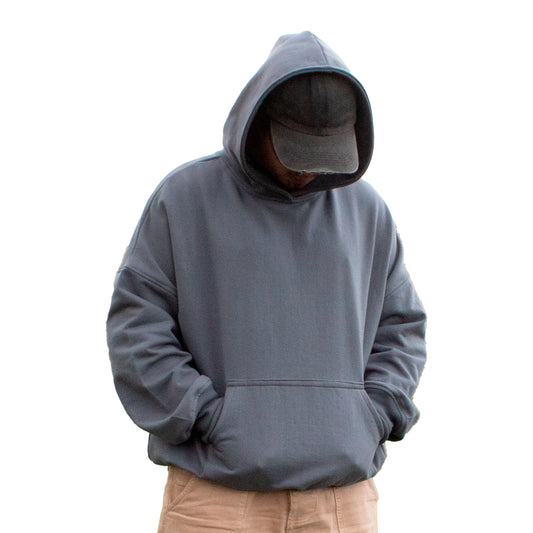 001 - HOODIE GRIS (BOXYFIT)