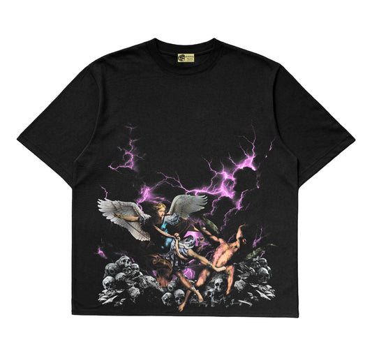 001 - camiseta Angel battle Boxyfit